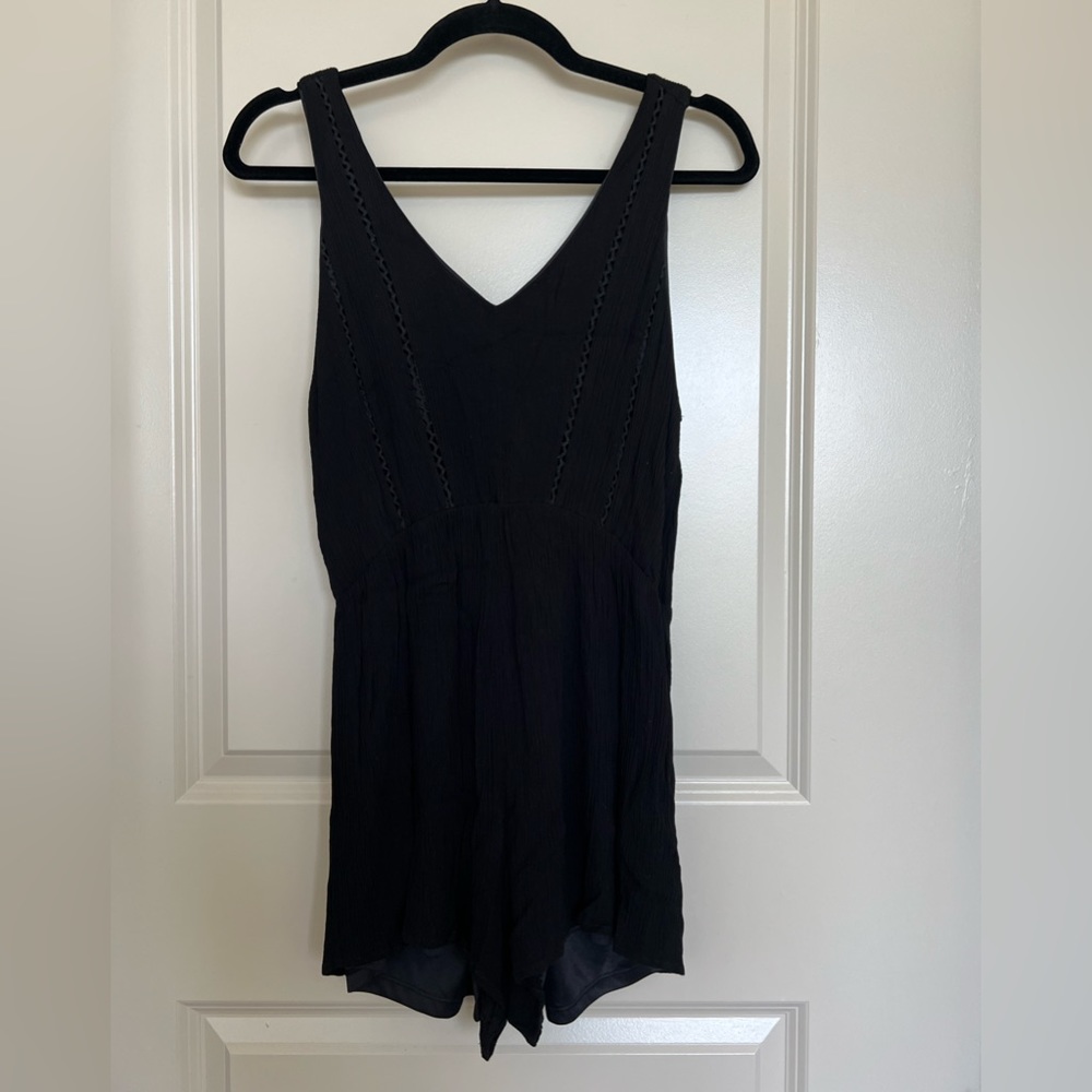 Sienna Sky - Short Black Romper - Medium